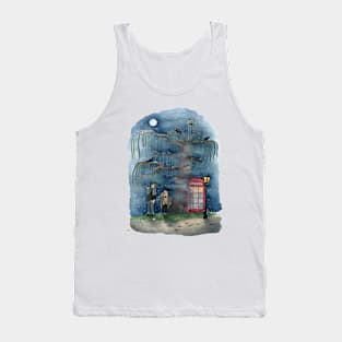 Sherlock Holmes Tree Tank Top